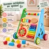 Houten loopwagentje voor kinderen - Loopwagentje voor Productafbeelding-voorbeeld 2