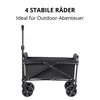 Faltbarer Bollerwagen mit 4 Rädern – Transportwagen für Produktbild-Vorschau 5