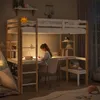 UnboxG Etagebed, hoogslaper, 90x200 cm, met bureau, Productafbeelding-voorbeeld 7