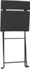 Bistrostühle 2 Stk. Klappbar Schwarz Poly Rattan und Stahl Produktbild-Vorschau 7