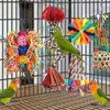 Vogelspielzeug Seilsitzstange Glocke Kauen Klettern Produktbild-Vorschau 5