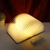 Inovativní nabíjecí lampa USB ve tvaru knihy, skládací LED Náhled obrázku produktu 2