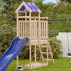vidaXL Hrací věž hnědá 52,5 x 110,5 x 215 cm Borovicový Náhled obrázku produktu 1
