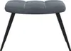 vidaXL Fauteuil relax avec pouf gris foncé velours Voir les images du produit 6