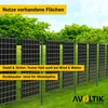 Avoltik Solarhalterung für Gartenzaun Doppelstabmatten Zaun Produktbild-Vorschau 5
