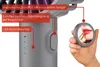 Eine Nahaufnahme des Unold Handventilators Breezy II zeigt seinen magnetischen Ständer mit integrier Anteprima dell’immagine prodotto