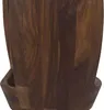 WOHNLING Beistelltisch Sheesham Massivholz rund 30cm · Produktbild-Vorschau 5