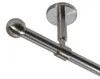 Gardinenstange Set Edelstahl Look Metall Ø 16mm zur Produktbild-Vorschau 1