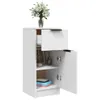 vidaXL Kredens biały 30x30x70 cm materiał drewnopochodny - Podgląd zdjęcia produktu 18