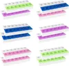 2x WELLGRO® Tablettenbox für 7 Tage - je 2 Fächer pro Tag, Produktbild-Vorschau 1