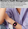 A person wearing a smartwatch with a health management display. Náhled obrázku produktu