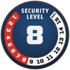 Abus Ivera Chain 7210/85 Crossing Grey Zamek-Łańcuch Podgląd zdjęcia produktu 4