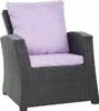 Coussins d'assise 56x52x7, coussins de dossier 56x50 violet Voir les images du produit 7