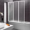 Sprchový paraván Izrielar 120 × 140 cm, trojdílný skládací Náhled obrázku produktu 9