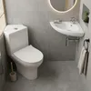 sanicomfort Gäste-WC-Set Paros Corner mit Eck-WC und Produktbild-Vorschau 2