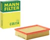 Filtr powietrza MANN-FILTER C 25 114 Podgląd zdjęcia produktu 2