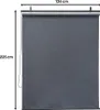 set di 2 tende a pergola - 124 x 225 cm - grigio antracite Anteprima dell’immagine prodotto 3