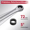 12tlg Ratschenschlüssel-Satz, Ringratschenschlüssel Produktbild-Vorschau 2