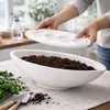 Pflanzschale aus Polystone 2-teilig – Ganzjahres Dekoschale Produktbild-Vorschau 2
