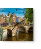 Wanduhr - Quadrat - Glasuhr - amsterdam Bögen Architektur Produktbild-Vorschau 1