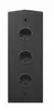 A black corner power strip with three sockets is shown against a white background. Produktbild-Vorschau