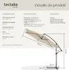 Parasol 350 cm avec housse de protection - beige Voir les images du produit 6