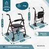 Mobiclinic rollator, opvouwbaar en lichtgewicht, model Productafbeelding-voorbeeld 3