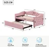 MODFU Ausziehbares Schlafsofa 90x200cm/180x200cm mit Produktbild-Vorschau 6