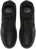 A top-down view of a pair of black Nike Court Borough Mid winter sports shoes. Produktbild-Vorschau