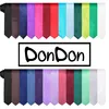 DonDon schmale lila Krawatte 5 cm glänzend Produktbild-Vorschau 8