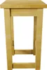 Rustikální 80 cm | Olše Teak Stool Seat Stool Dřevěná Náhled obrázku produktu 1