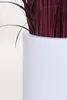 VIVANNO Blumentopf Fiberglas VEKRA Rund, Weiß matt - 55x50 Produktbild-Vorschau 8