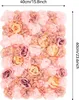 Blumenwand mit Kunstblumen - Set mit 6 Paneelen - Produktbild-Vorschau 6