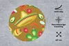 MuchoWow® Mauspad Mousepad Mexiko - Sombrero - Muster 40x40 Produktbild-Vorschau 2