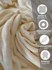 Winter Spannbettlaken Teddyplüsch 120-130x200cm Beige Weich Produktbild-Vorschau 2