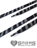 SNORS bedruckte Schnürsenkel flach - ZEBRA GRAU - 10mm - Produktbild-Vorschau 2