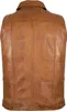 Herren Lamm Nappa Lederweste Weiches Leder Freizeitweste Produktbild-Vorschau 3