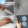 Björn&Schiller Rückenkissen grau, 70 cm - Lesekissen für Produktbild-Vorschau 5