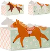 Snackbox Kinder 17x11x7cm Pferde Motiv 3er Set Grün / Braun Produktbild-Vorschau 6