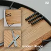 Zegar ścienny CAWI drewno metal, zegar ścienny industrialny Podgląd zdjęcia produktu 3