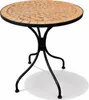 3er Mosaik Sitzgarnitur Sitzgruppe Gartentisch Stühle Gartenmöbel Bistrotischset Produktbild-Vorschau
