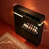 Schuhschrankmit LED-Leuchten, 20 Paar, 4 Klappen(100B cm) | Produktbild-Vorschau 3