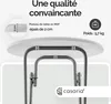 CASARIA® Table haute pliante blanche Table de bar Ø 60cm Voir les images du produit 5
