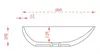 Aufsatzwaschbecken TWA65 - Mineralguss - Weiß - Oval - 60 x Produktbild-Vorschau 2