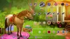 A video game interface showing a horse customization screen. Produktbild-Vorschau