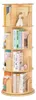 Drehbares Bücherregal Massivholz 4 Ebenen 129 cm Kiefer Produktbild-Vorschau 1