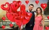 28 Stück LOVE Herz XXL Folienballon Set rot gold – Produktbild-Vorschau 8