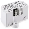 A close-up view of a white electronic device with text and symbols printed on it. Produktbild-Vorschau