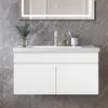 80cm Keramik Waschtisch mit Unterschrank Badmöbel Set mit Produktbild-Vorschau 1