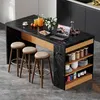 Isola da cucina Flieks con illuminazione a LED e presa di Anteprima dell’immagine prodotto 3